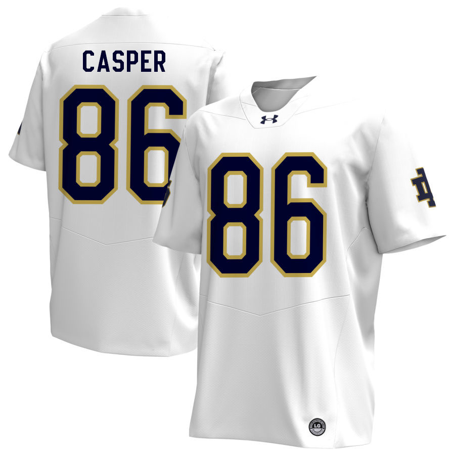 Dave Casper Notre Dame Jerseys, UND Fighting Irish College Football Apparels Stitched-White Dave Casper Notre Dame Jerseys, UND Fighting Irish College Football Apparels Stitched-White
